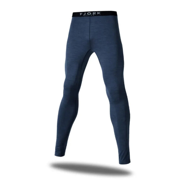 Legging Finn 210 Men - FJORK Merino - Blue St Moritz - Leggings