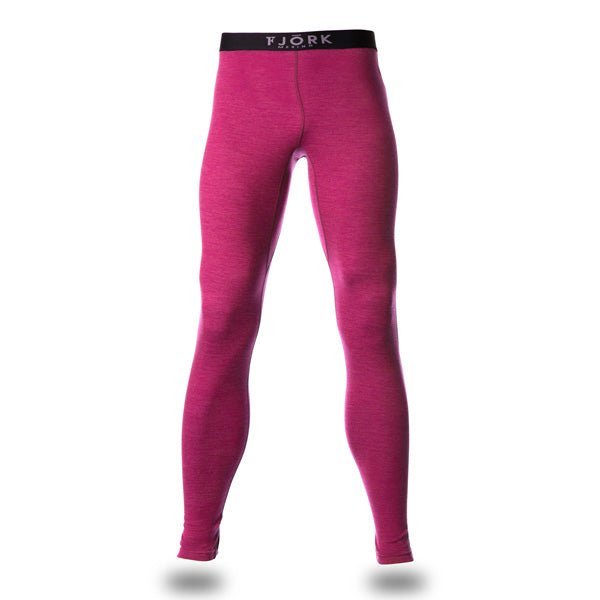 Legging Finn 210 Men - Pink Montana - Fjork Merino