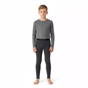 Legging Kids 210 - Grey Zinal - Fjork Merino