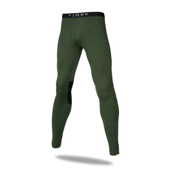 Legging Tech Eiger 210 Men 📦 - Green Gstaad - Fjork Merino