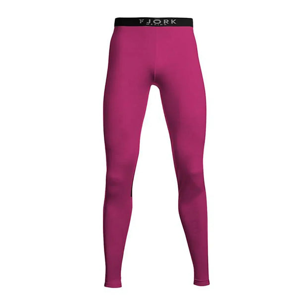 Legging Tech Eiger 210 Men ♻️ - FJORK Merino - Pink Montana - Leggings