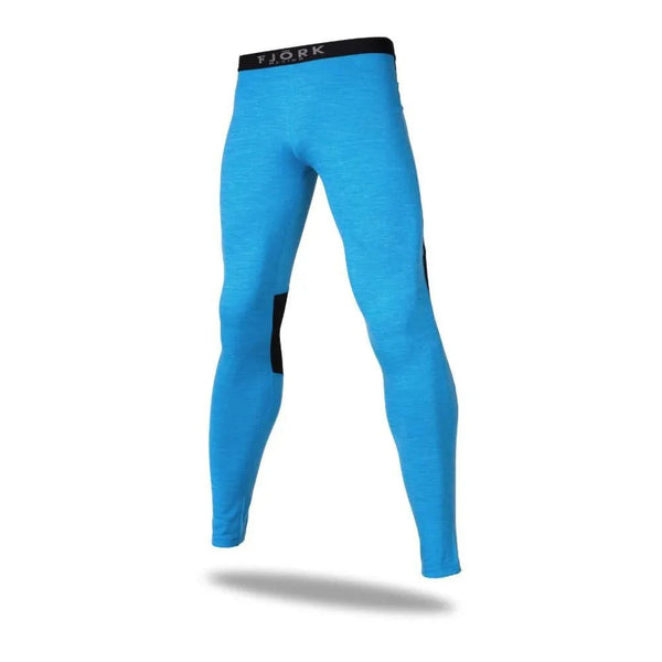 Legging Tech Eiger 210 Men - Turquoise Adelboden - Fjork Merino