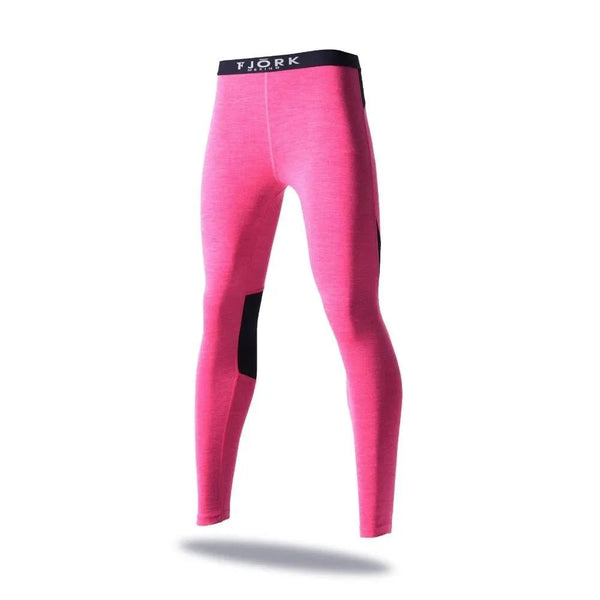 Legging Tech Jungfrau 210 Women 📦 - Pink Montana - Fjork Merino