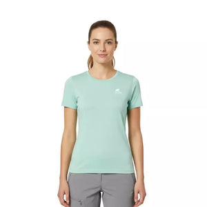 Bjork MC 140 Women, coloris Green Engelberg, laine mérinos, Fjork Merino