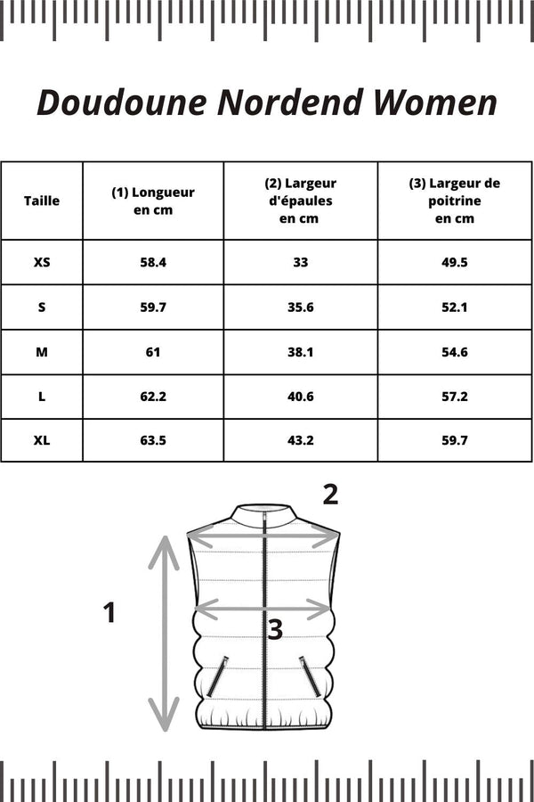 Doudoune sans manches Merino Nordend Women