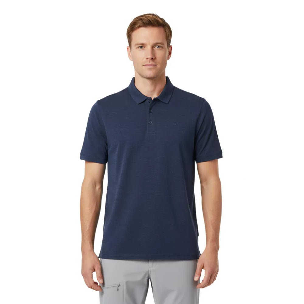 Polo Rigi Men - Blue St Moritz - Fjork Merino