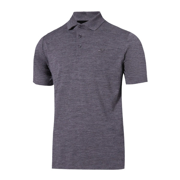 Polo Rigi Men - Grey Zinal - Fjork Merino