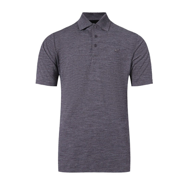 Polo Rigi Men - Grey Zinal - Fjork Merino