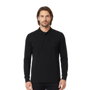 Polo Rigi ML Men - Black Laax - Fjork Merino