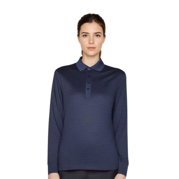 Polo Rigi ML Women - Blue St Moritz - Fjork Merino