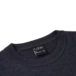Pull City col rond men (pré - commande) - Grey Zinal - Fjork Merino