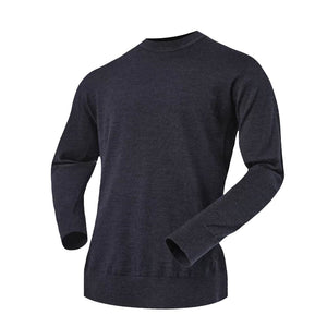 Pull City col rond men (pré - commande) - Grey Zinal - Fjork Merino