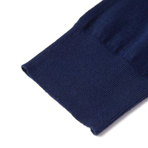 Pull City col roulé men (pré - commande) - Navy - Fjork Merino