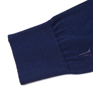 Pull City col roulé men (pré - commande) - Navy - Fjork Merino