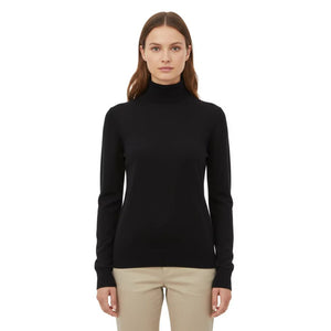 Pull City col roulé women (pré - commande) - Black Laax - Fjork Merino