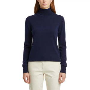 Pull City col roulé women (pré - commande) - Navy - Fjork Merino