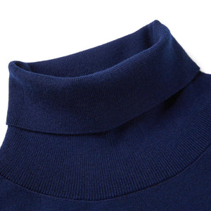Pull City col roulé women (pré - commande) - Navy - Fjork Merino