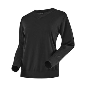 Pull City col V women (pré - commande) - Grey Zinal - Fjork Merino