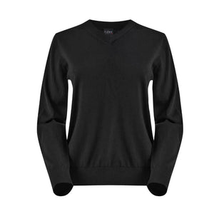 Pull City col V women (pré - commande) - Grey Zinal - Fjork Merino