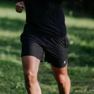Short Running Men - Black Laax - Fjork Merino