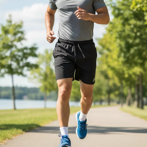 Short Running Men - Black Laax - Fjork Merino
