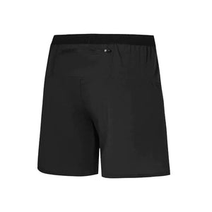 Short Running Men - Grey / Turquoise logo - Fjork Merino