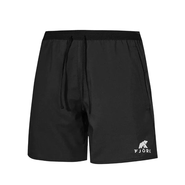 Short Running Women - FJORK Merino - Black Laax - Shorts