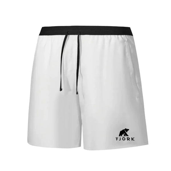 Short Running Women - FJORK Merino - Polar White - Shorts