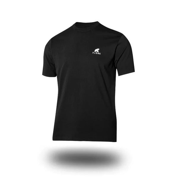 T shirt petit logo Sosto Men - Black Laax - Fjork Merino