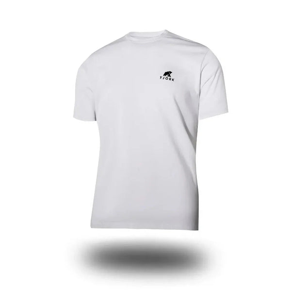 T shirt petit logo Sosto Men - Polar White - Fjork Merino