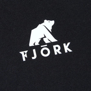 T shirt petit logo Sosto Women, coloris Black Laax, Fjork Merino