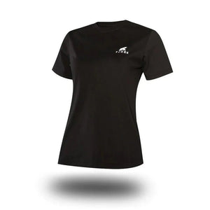 T shirt petit logo Sosto Women, coloris Black Laax, Fjork Merino