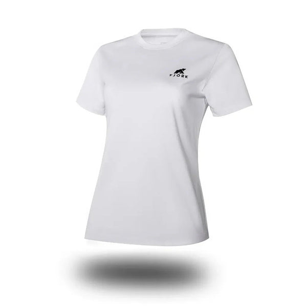 T shirt petit logo Sosto Women - Polar White - Fjork Merino