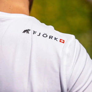 T-shirt sport Performance Men, coloris Black Laax, Fjork Merino