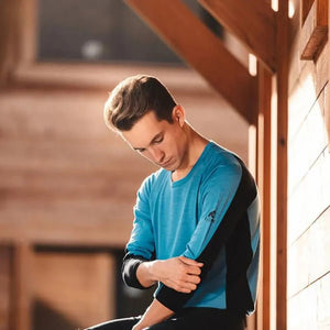 Tech Eiger 210 Men 📦 - Turquoise Adelboden - Fjork Merino