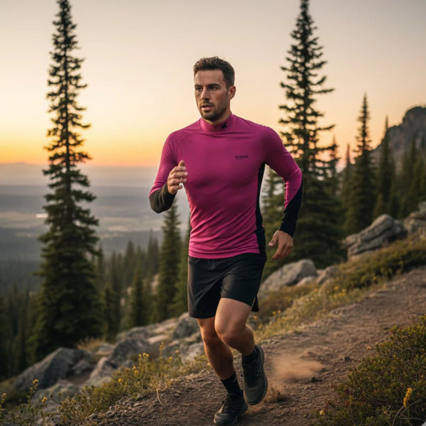 Tech Eiger Roll 210 Men - Pink Montana - Fjork Merino