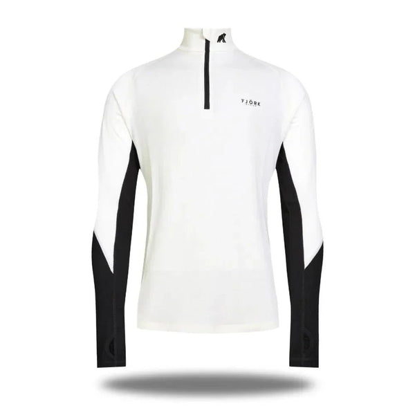 Tech Eiger Zip 210 Men - Polar White - Fjork Merino