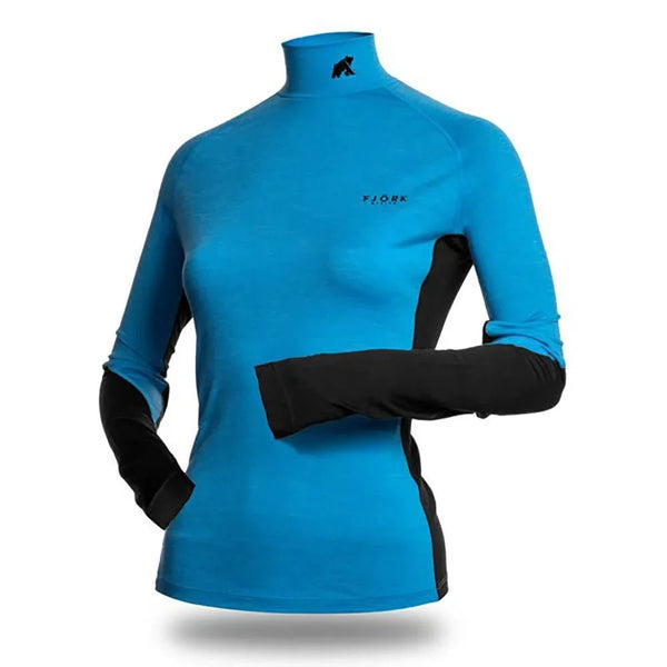 Tech Jungfrau Roll 210 Women - Turquoise Adelboden - Fjork Merino