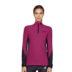 Tech Jungfrau Zip 210 Women 📦 - Pink Montana - Fjork Merino