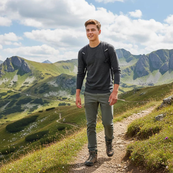 Top Kids 210 - Grey Zinal - Fjork Merino