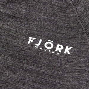 Veste Ultra 300 Kids, coloris Grey Zinal, laine mérinos, Fjork Merino