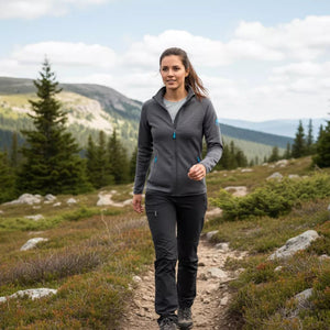 Veste Ultra 300 Women (Sans capuche) - Grey Zinal - Fjork Merino